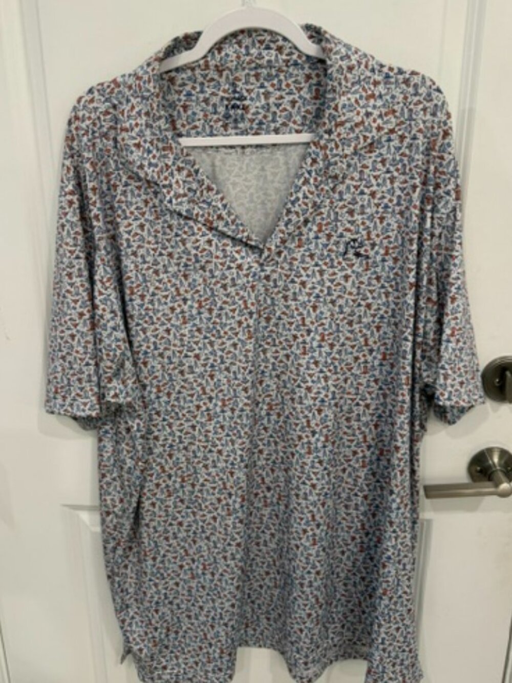 RHOBACK The Space City Houston Texas Cowboy Golf Polo Shirt XXXL - Picture 2 of 6